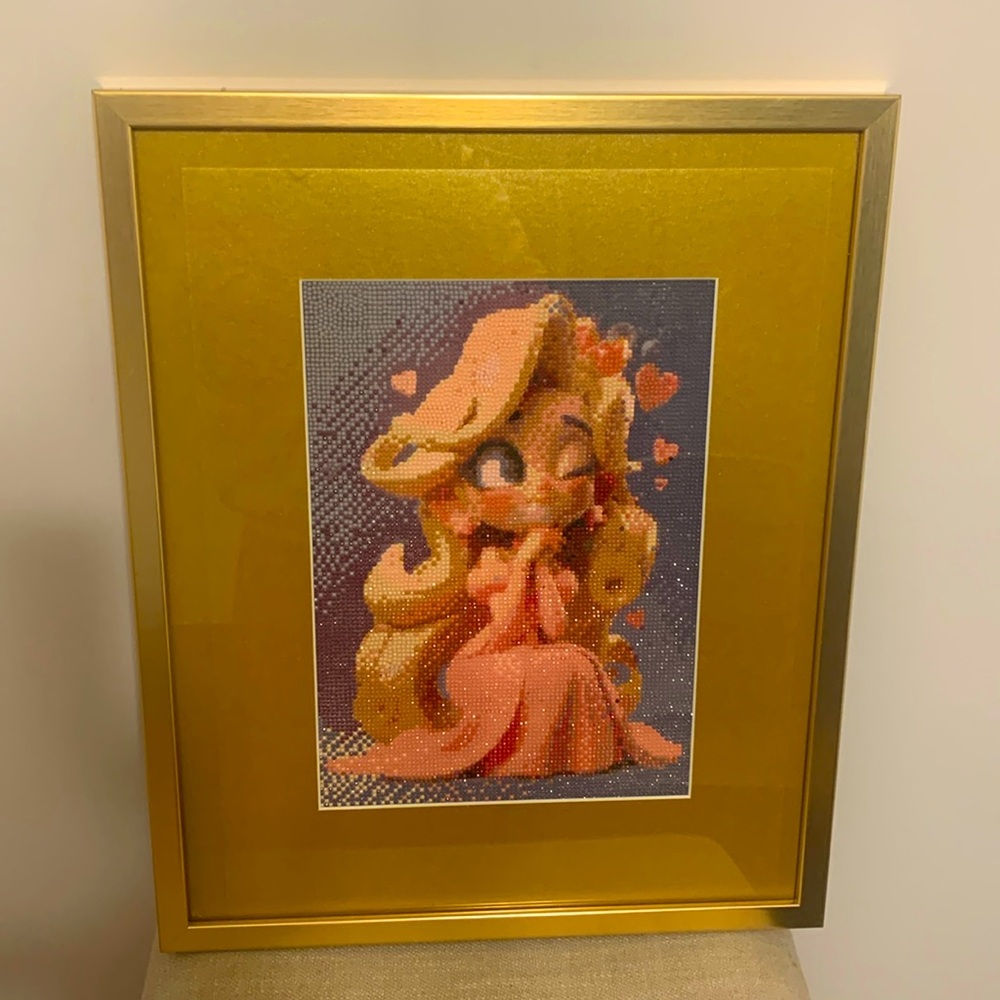 Frame of a winking princess.